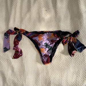 FARM Rio Jaguar Mystical Tie Bikini Bottom